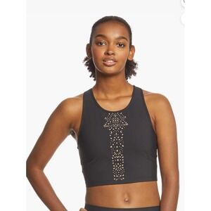 Spiritual Gangster Third Eye Laser‎ Crop Top Size Small